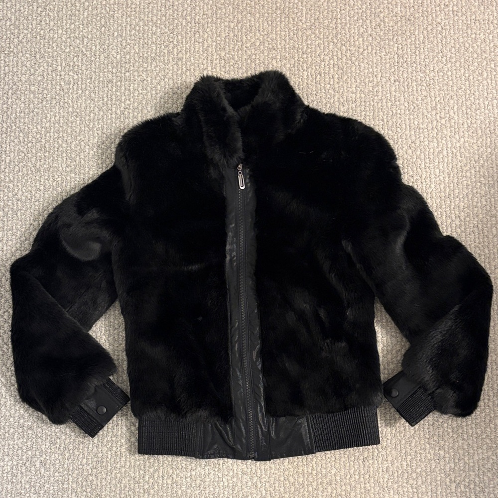 Miilla Black Faux Fur Jacket
